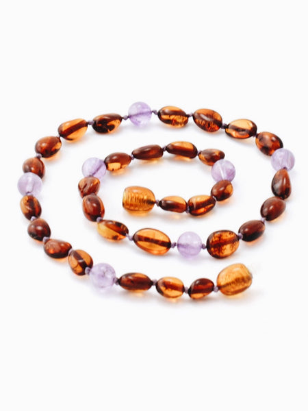 AMBER NECKLACE - AMETHYST