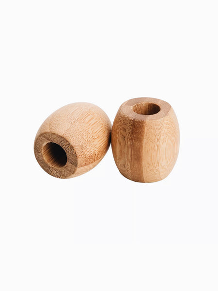 BAMBOO TOOTHBRUSH STAND