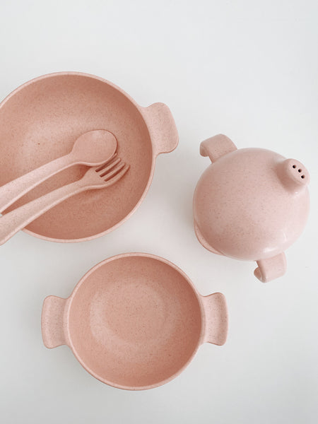 WHEAT STRAW DINNERWARE SET