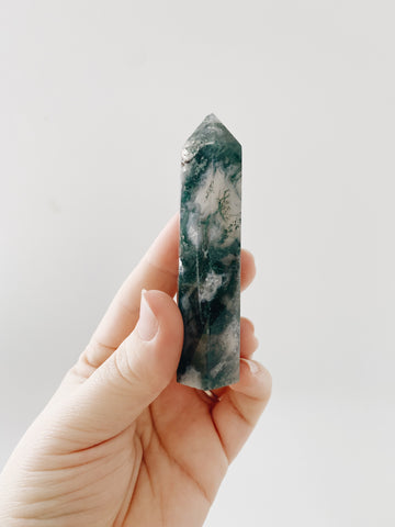 MOSS AGATE TOWERS - LARGE