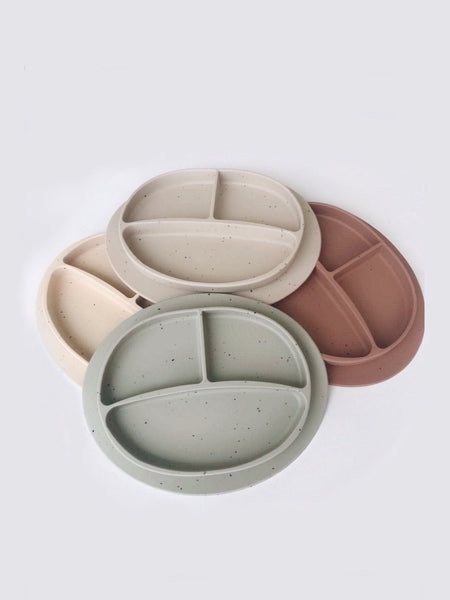 SILICONE DIVIDED PLATE SPECKLED RANGE