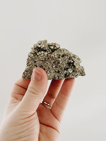 PYRITE CLUSTER LARGE