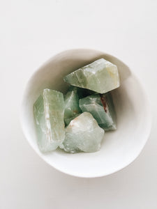 GREEN CALCITE CHUNK