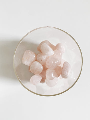 ROSE QUARTZ TUMBLE STONES