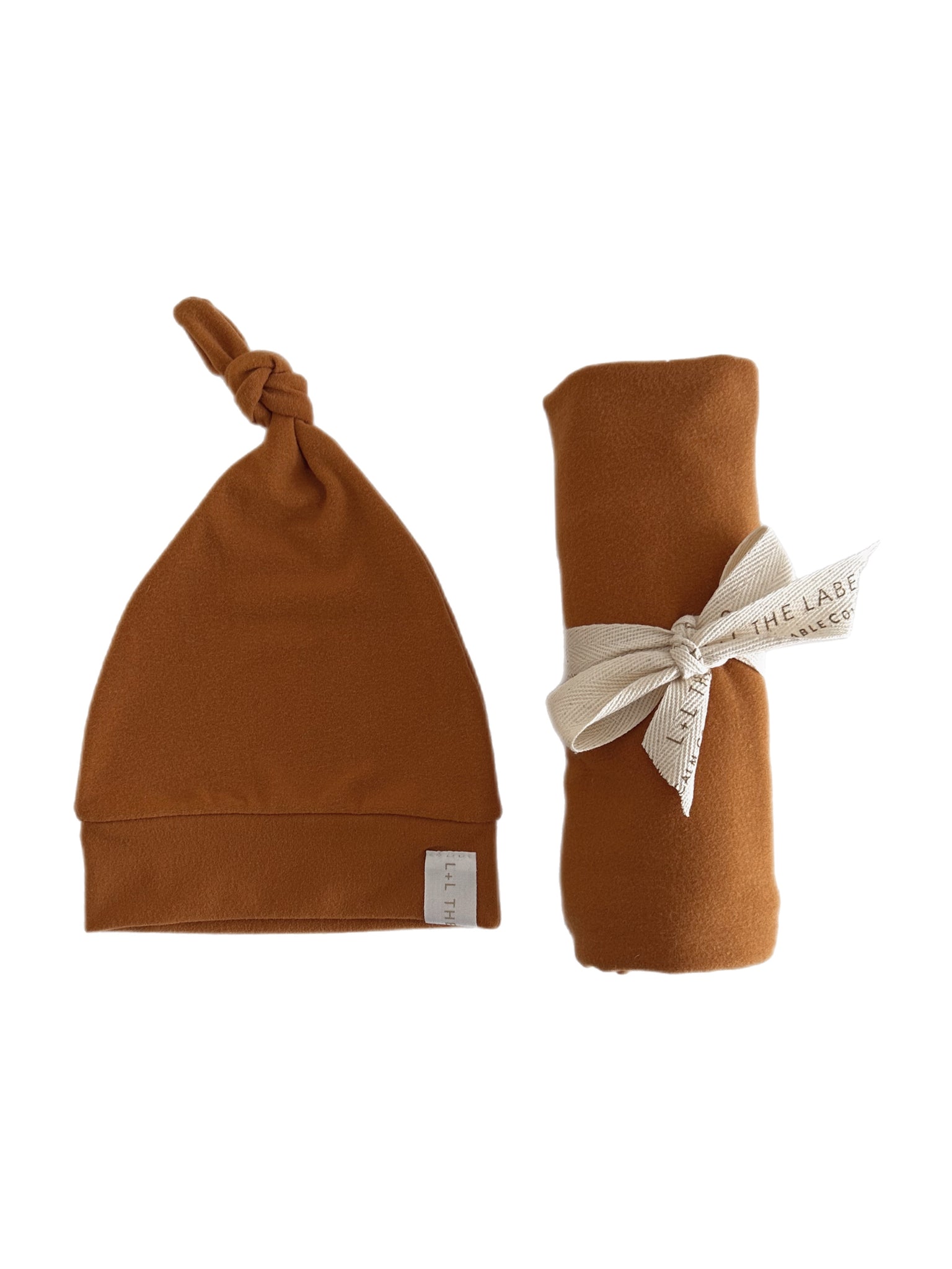 ORGANIC NEWBORN SWADDLE & BEANIE