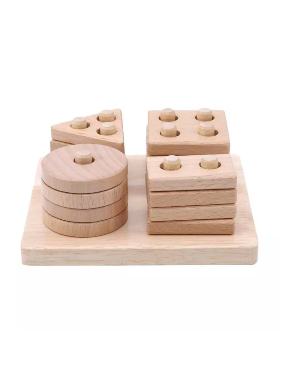 ECO WOODEN SHAPE SORTER – Lion + Lamb the Label
